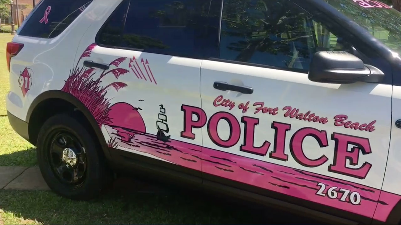 City of Fort Walton Beach Police Dept Breast Cancer SUV