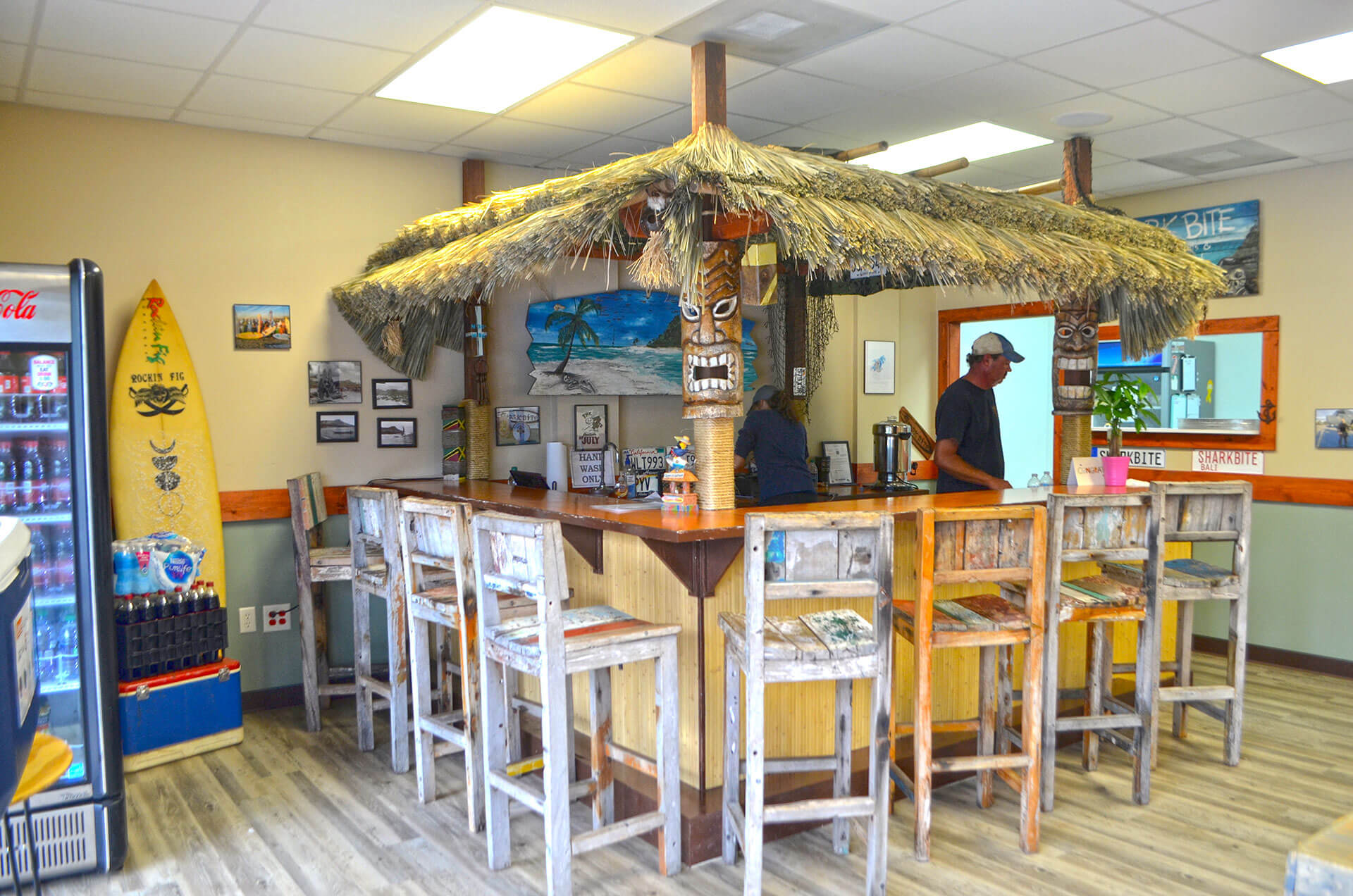 Shark Bite's hut in Fort Walton Beach