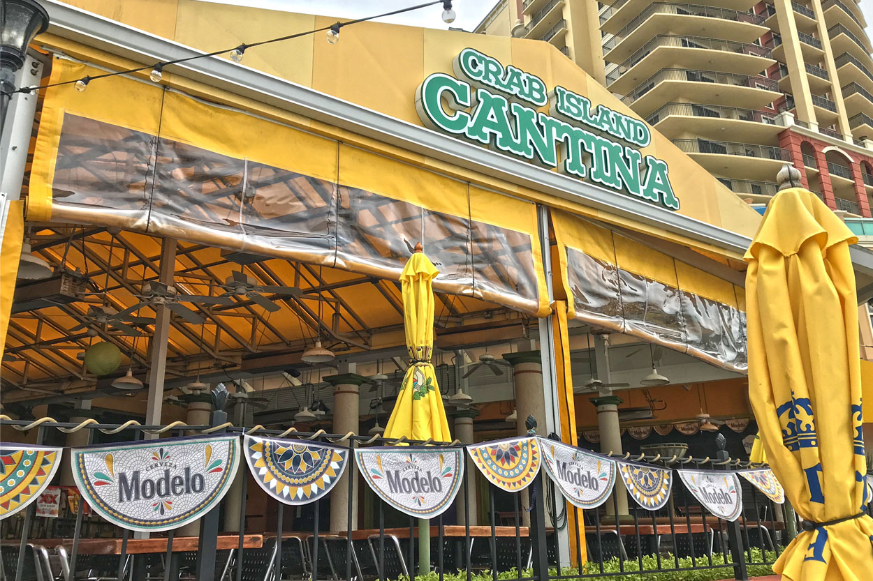 Crab Island Cantina Closed