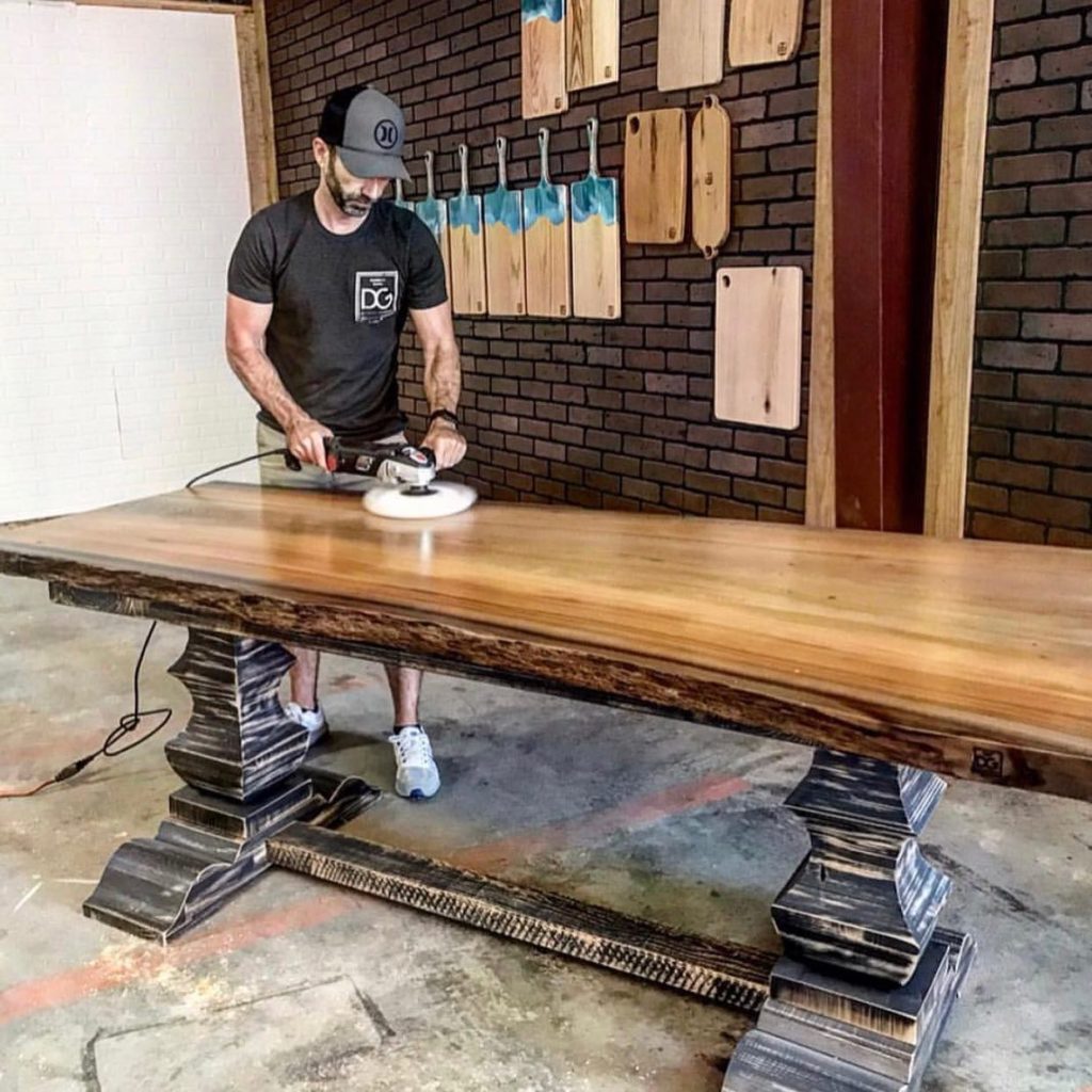 Designs by Donnie brings life to old wood through custom furniture