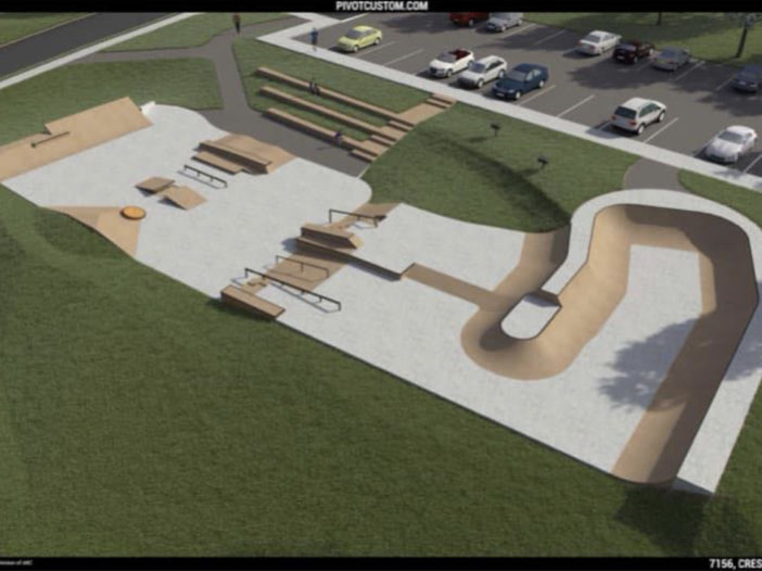 Crestview's skate park could be open by Spring Break thanks to a