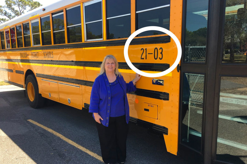 New Okaloosa County School Bus