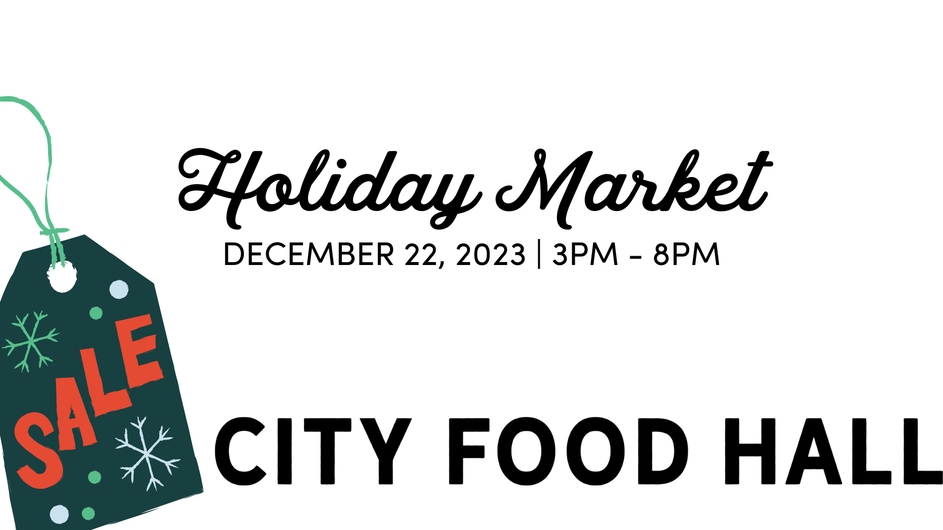 Holiday Market at City Food Hall Get The Coast